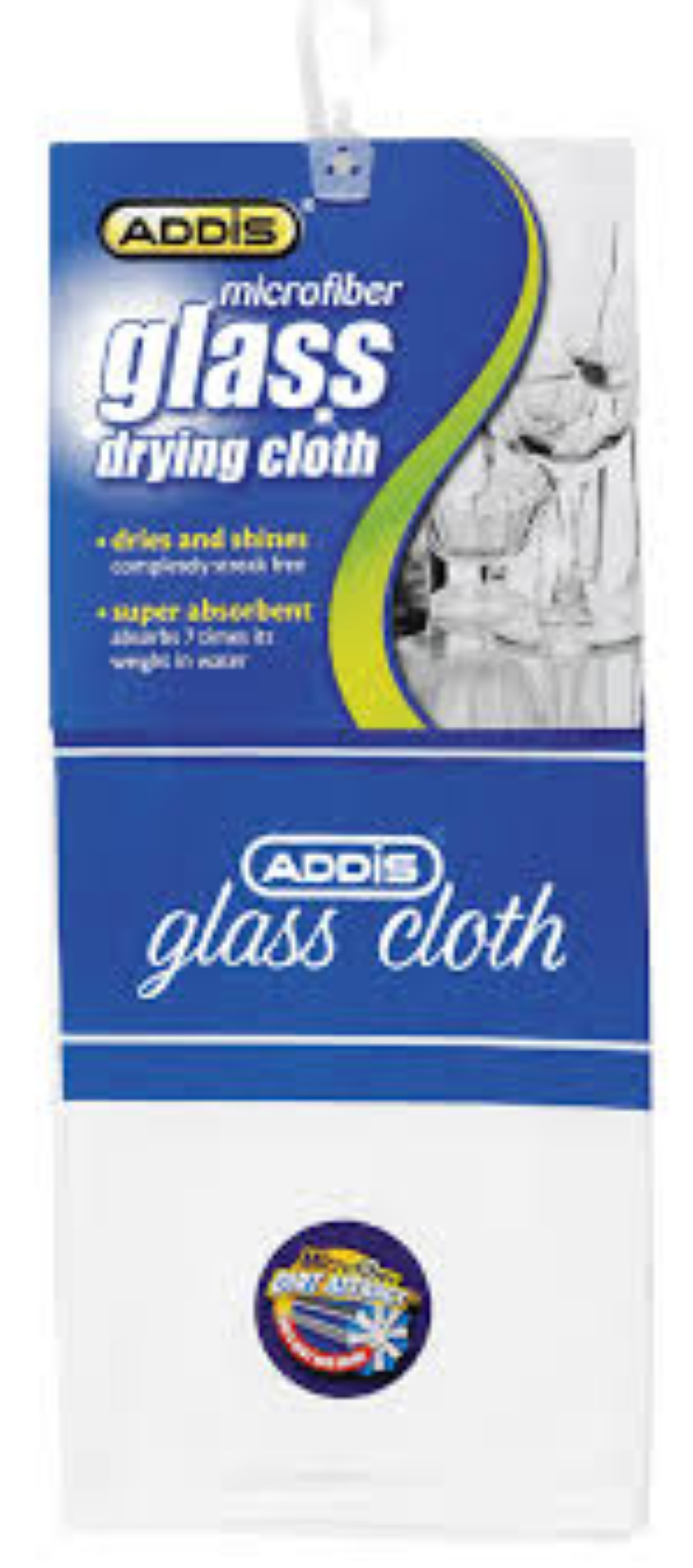 ADDIS MICROFIBER GLASS DRYING UP CLOTH